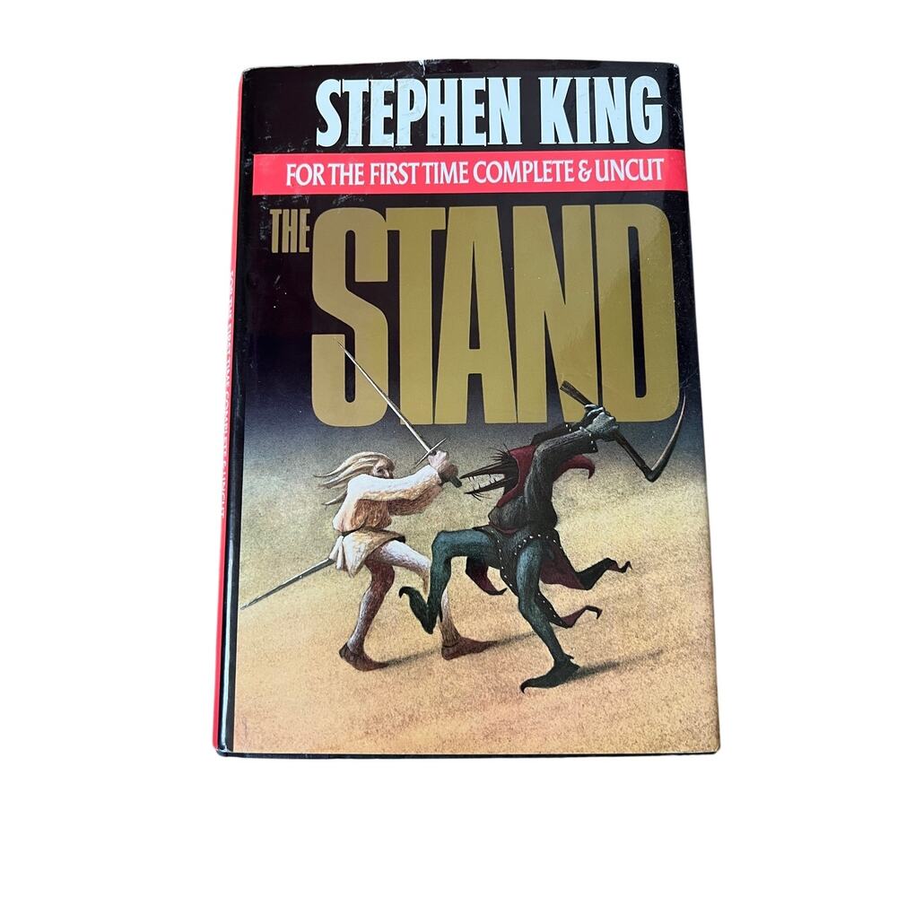 Stephen King The Stand Complete Uncut Edition Hardcover 1990 Book Club BCE HCDJ